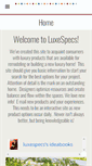 Mobile Screenshot of luxespecs.com